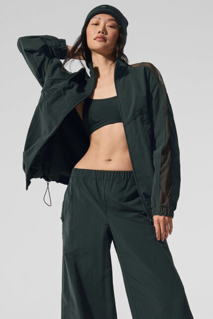 Origin Full-Zip Track Jacket – Charcoal Green