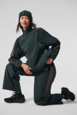 Origin Full-Zip Track Jacket – Charcoal Green - Image 5