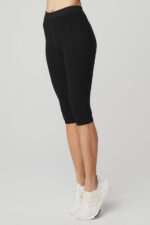 Alosoft High-Waist Iconic 90s Capri – Black - Image 4