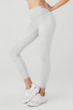Alosoft High-Waist 7/8 Highlight Legging – Athletic Heather Grey