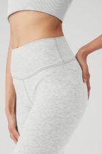 Alosoft High-Waist 7/8 Highlight Legging – Athletic Heather Grey - Image 3