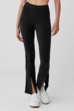 Airbrush 7/8 High Waist Flutter Legging – Black - Image 3
