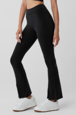 Airbrush 7/8 High Waist Flutter Legging – Black - Image 4