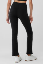 Airbrush 7/8 High Waist Flutter Legging – Black - Image 2