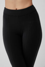 Airbrush 7/8 High Waist Flutter Legging – Black
