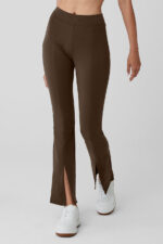 Airbrush High-Waist 7/8 Flutter Legging – Espresso - Image 2