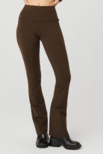 Airbrush High-Waist Bootcut Legging – Espresso - Image 3