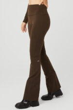 Airbrush High-Waist Bootcut Legging – Espresso - Image 4