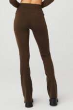 Airbrush High-Waist Bootcut Legging – Espresso - Image 2