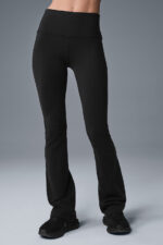 Airbrush High-Waist 7/8 Bootcut Legging – Black - Image 4
