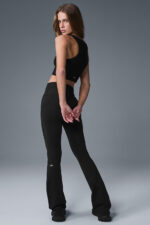 Airbrush High-Waist 7/8 Bootcut Legging – Black - Image 2