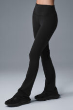 Airbrush High-Waist 7/8 Bootcut Legging – Black