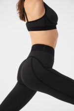 Airlift High-Waist 7/8 Line Up Legging – Black - Image 2