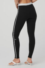Airbrush High-Waist Streamlined Legging – Black/White - Image 3