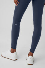 Airbrush Winter Warm High-Waist Nocturne Legging – Navy - Image 4