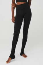 Airbrush High-Waist Highlight Goddess Legging – Black - Image 3
