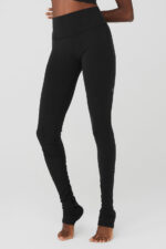 Airbrush High-Waist Highlight Goddess Legging – Black