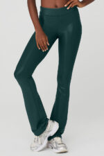 Super Shine Low-Rise Bootcut Legging – Midnight Green - Image 5