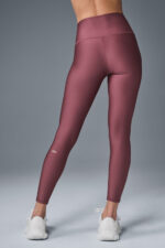 Airlift Winter Warm High-Waist Legging – Burgundy Truffle - Image 5