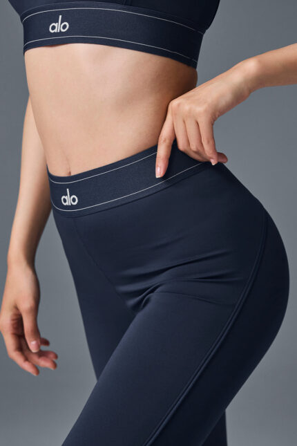 Airlift High-Waist Suit Up Legging – Navy/Navy