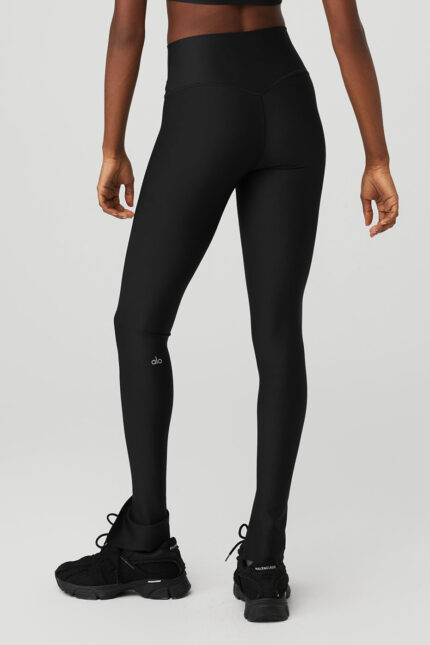 Airlift High-Waist Elongated Legging – Black