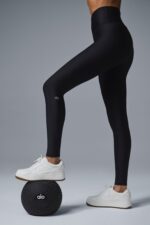 7/8 High-Waist Airlift Legging – Black - Image 2