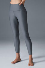 7/8 High-Waist Airlift Legging – Steel Grey - Image 3