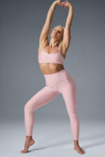 7/8 High-Waist Airlift Legging – Ballet Pink