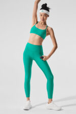 7/8 High-Waist Airlift Legging – Spruce Green - Image 2