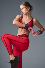 Airlift High-Waist 7/8 Line Up Legging – Bold Red - Image 2