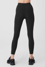 High-Waist 7/8 Run It Back Legging – Black - Image 2