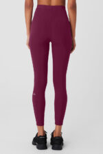 High-Waist 7/8 Run It Back Legging – Wild Berry - Image 2