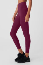 High-Waist 7/8 Run It Back Legging – Wild Berry - Image 4