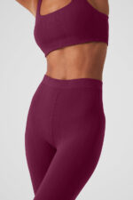 High-Waist 7/8 Run It Back Legging – Wild Berry - Image 5