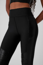 Airlift Winter Warm High-Waist Supermoto Legging – Black - Image 3