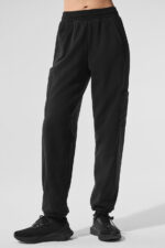 Polar Fleece Wintry Mix Pant – Black - Image 3
