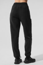 Polar Fleece Wintry Mix Pant – Black