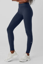 Alosoft High-Waist Head Start Legging – Navy - Image 2