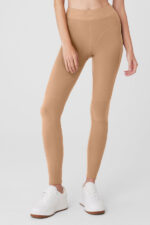 Alosoft High-Waist Head Start Legging – Toasted Almond - Image 5