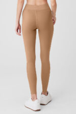 Alosoft High-Waist Head Start Legging – Toasted Almond - Image 3