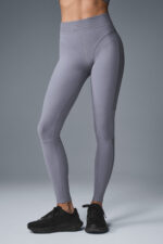 Alosoft High-Waist Head Start Legging – Fog - Image 2
