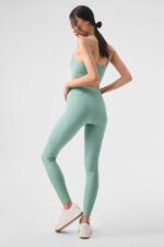 Alosoft High-Waist Head Start Legging – Botanical Green - Image 4