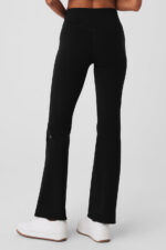 Airbrush High-Waist Flare Legging – Black - Image 2