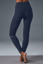 Alosoft High-Waist Sunray Legging – Navy/Ivory - Image 2