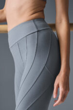 Alosoft High-Waist Sunray Legging – Steel Grey/Grey - Image 4