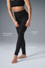 Alosoft High-Waist Spotlight Legging – Black - Image 5