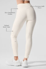 Airlift High-Waist 7/8 Turn It Up Legging – Ivory - Image 2