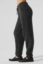 Marl Sweater Pant – Black Marl - Image 5