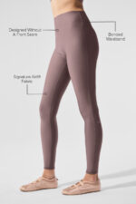 Airlift High-Waist Sleek Legging – Mushroom - Image 3