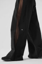 High-Waist Origin Wide Leg Track Pant – Black - Image 2